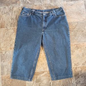 Lands End Denim Capris